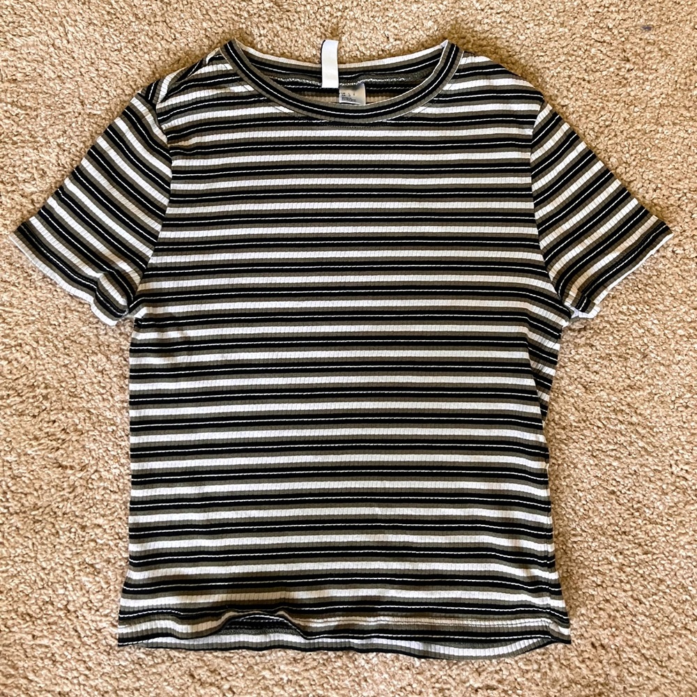 Striped crop top